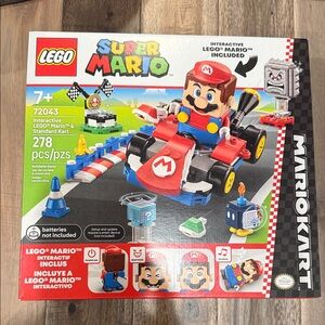 LEGO Super Mario Interactive Kart Set - Red and Blue
